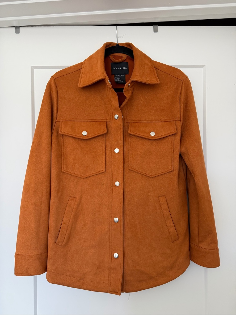 Ookie & Lala Women's Rust Orange Suede Jacket - Nordstrom